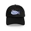 Black - Cute Nantucket Whale Cap
