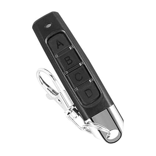 Llavero para Abre-Puertas De Garaje Zestivra, Mando A Distancia para Abre-Puertas De Garaje | Llavero De Control Remoto De Clonación De MHz con Llavero | Abridor De Puerta Remoto Clonado De 4 Boto