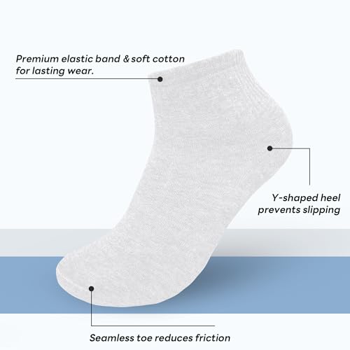 20 Pairs Portable Disposable Socks – Individually Wrapped Travel Socks for Men & Women3