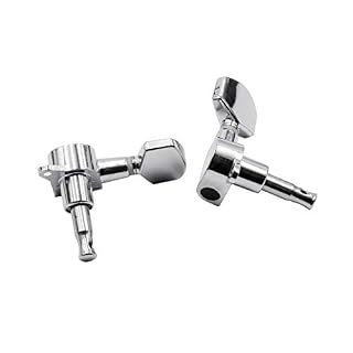 vhbw Chevilles, mécaniques 3R3L pour guitare, guitare électrique, guitare folk – Trou de perce, 10 mm, argent - Les Beatles, Paul McCartney, John Lennon, RIngo Starr, George Harrison vhbw Chevilles, mécaniques 3R3L pour guitare, guitare électrique, guitare folk - Trou de perce, 10 mm, argent – Image 2