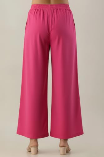 Image of Moirai Super Soft Viscose Rayon Palazzo Pants for Women Relaxed & Regular Fit Solid Palazzo for Women & Girls Casual Ethnic Wear