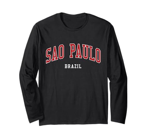 Estilo Universitario Colegio Sao Paulo Brasil Manga Larga