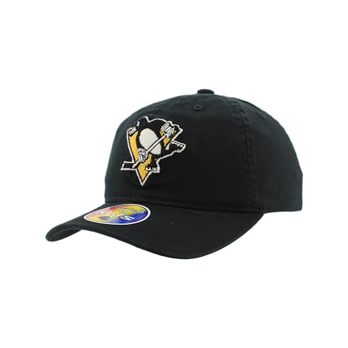 Pittsburgh Penguins NHL Officially Licensed Youth Adjustable Hat Scholarship Icon Black