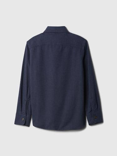 GAP Boys' Long Sleeve Flannel Button-Down Shirt2
