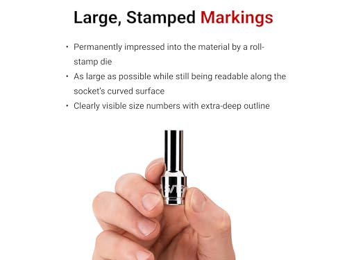 Image of TEKTON 3 /8 Inch Drive Impact Socket Set, 19-Piece | SID91117