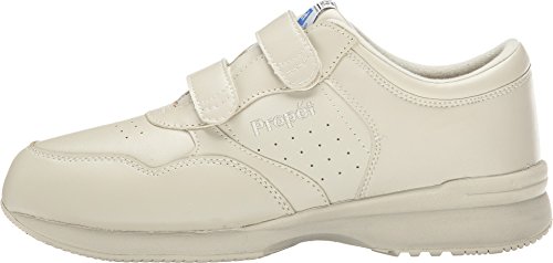 Image of Propet Mens LifeWalker Strap Slip On Walking Walking Sneakers Shoes - Off White