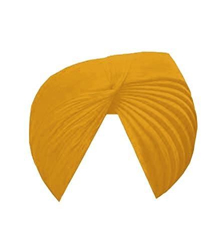 Light Full Voile Traditional Sikh/Punjab/Sardar Turban Pagri or Pagg Cloth Dastar Moorni/Madhurani Pagg for Mens & Boys-image-7