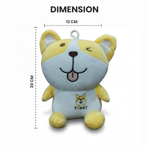 Image of Cute Yellow Cat Cartoon Soft Toy for Kids - Ultra Soft Plush Doll | Adorable Stuffed Animal Toy for Boys & Girls