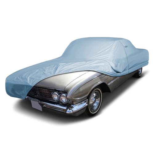 Image of iCarCover Premium Car Cover for 1959-1963 Buick Invicta Heavy Duty Waterproof All-Weather Automobiles Custom Fit Indoor Outdoor UV Snow Protection Covers with Straps and Bag
