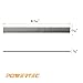 POWERTEC 6 Inch Jointer Blades for Delta 37-190 37-195 37-205 37-220 37-275X, JET JJ-6CS Jointer, Replacement for Delta 37-658, JET 708457K Jointer Knives, Set of 3 (14803)