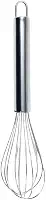Batedor Fuê Fouet de Aço Inoxidável 21 cm, Misturador Manual para Claras, Bolos e Molhos, Utensílio de Cozinha Reforçado e Ergonomicamente Projetado, Ideal para Aerar Ingredientes