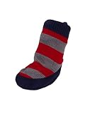 Baby Boys Rugby Slipper Socks by Goldbug - Multicoloured - 0-6 Mths