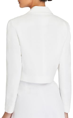 Club Monaco Women's Cropped Linen Blend Blazer3