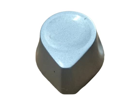 Knob for Hob Top Gas Stove 4 Qty - Silver HTKN04SL Bakelite Material Anti Flame