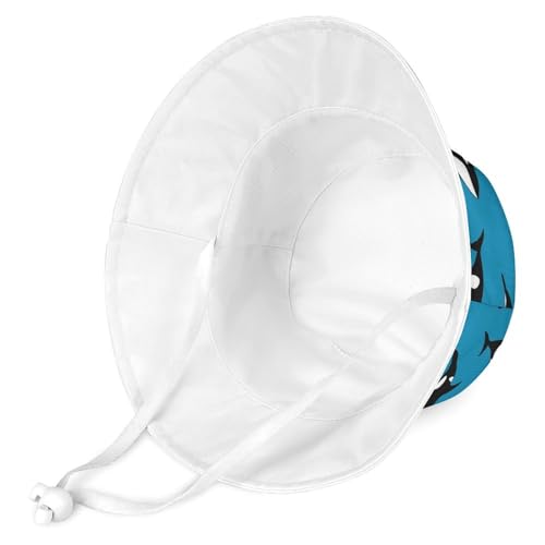 Killer Whale SwimmingChildren's Bucket Hat for Boys and Girls, Breathable Summer Beach Hat52cm2