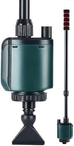 Aquarium Gravel Cleaner Kit with Removable Algae Scrubber, Hose & Clamp for Effortless Fish Tank Gravel & Sand Cleaning, Essential Water Maintenance Tool (30w)