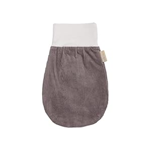 KraftKids Trappelzak Cord Breitcord grijs voor de lente/zomer van mousseline katoen verkrijgbaar in twee maten