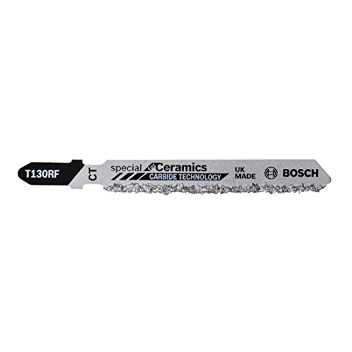 Bosch T150 Riff Jigsaw Blades, 3 Pack - Carbide Teeth For Ceramic Tile & Cast Iron
