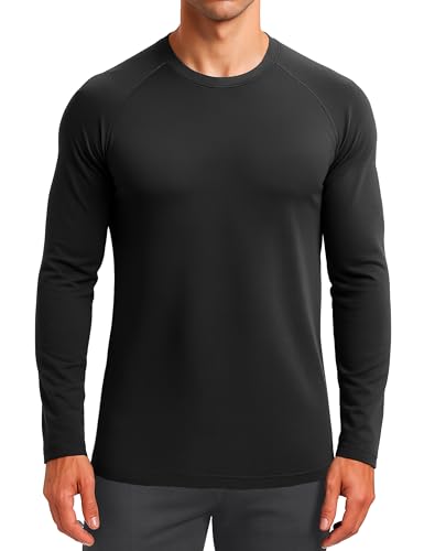 NASBING Thermal Shirts for Men Long Sleeve Black Undershirts Men Base Layer Men Cold Weather Winter...