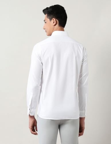 Image of Arrow Slim Fit Mens Formal Shirt - 100% Cotton, Breathable & Comfortable, Full Sleeves Shirts for Men