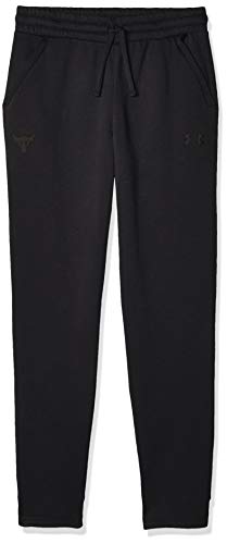 Pantalones Under Armour Project Rock de deporte negros para niño YS