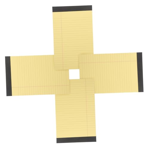 Homoyoyo de Notas Legal con Pestañas de Página Cuaderno de Planificación Diaria para Arrancar de Notas Práctico para Organizar Horarios y Recordatorios de Unidades Amarillo