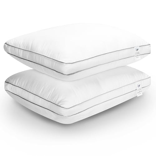 Aubby Bed Pillows Queen Size Set of 2 for Sleeping, Cooling