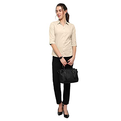 Image of Blue Ronin Women 3 /4 Sleeve Stylish Western Official Formal Shirts Regular fit Shirts for Women