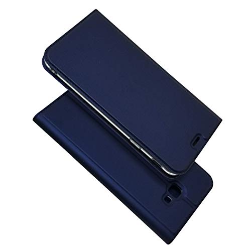 Samsung Galaxy J4 ケース 手帳型 Galaxy J4 ケース Galaxy J4手帳型 ケース Galaxy J4 携帯 カバー Cavor クラシックPUレザーケーススリムフォリオブックカバー クレジットカードスロット付き ノートブック型スタンドホルダー マグネット閉鎖 Galaxy J4 カバー 財布型 内蔵磁気 横置きスタンド 機能 軽量 超薄型 耐摩擦- ブルー