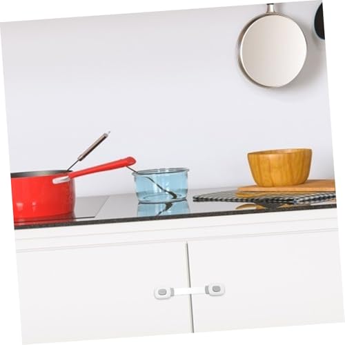 HYTROVE 4個 ベビーガード対応キャビネットロック 耐久素材 引き出し 冷蔵庫 クローゼット用 ロック の手を守る 対策