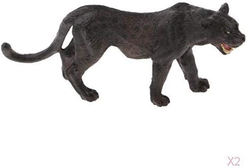 Amazon 現実的なブラックパンサー野生生物動物の置物モデル図キッズ玩具ギフト プラモデル 通販