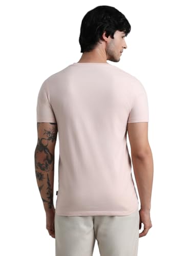 Image of Jack & Jones Men's Cotton Regular Fit Typography Printed T-Shirt