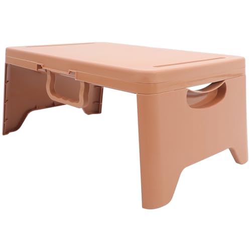 HOMSFOU Portable Laptop Lap Desk Storage Case Multi-Functional Folding Table for Students for Dormitory Use Comfortable Bed Tray for Work and Study Sturdy Design Area