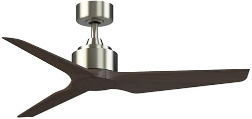 Miniatura 4 de Fanimation TriAire Custom - Ventilador de techo de 3 aspas, 12.42 pulgadas de alto y 48 pulgadas de ancho, acabado blanco mate, color blanco mate