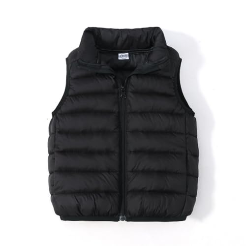 Hotfiary Boys Girls Outerwear Vests Toddlers Lightweight Sleeveless Puffer Jackets Kids Warm Vest Winter Padded Outfits 3-10Y - Main Image