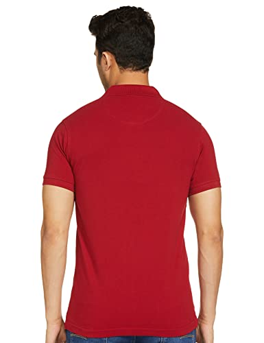 Image of Spykar Men's Cotton Solid Slim Fit T-Shirt
