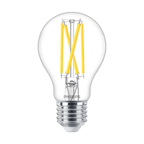 Żarówka LED Philips MASTER 5.9W zamiennik 60W 806lm ściemnialna 2200-2700K LEDBulbDT5.9-60W E27 CRI95A60CL G Szkło przezroczyste 5 lat gwarncji producenta