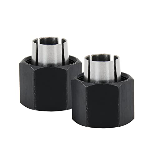 Thaekuns 2Pcs 1/2" Router Collet Fit For Dewalt 326286-03, Bosch 2610906284,Big Horn 19693 & Hitachi 325-199, 323-421, Rc050Dw #TOP20