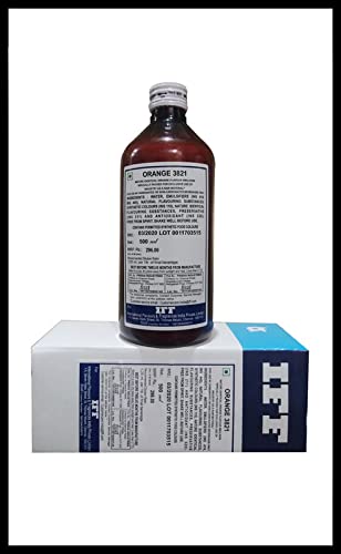 Image of Nithi Foods, IFF, Orange 3821 - 500ml (commonly Used in Baking, Beverages, Confectionery, ice Cream, Desserts, and Savory Dishes)