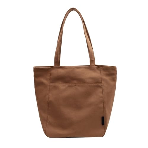Sac en toile de grande capacité style cabas réutilisable pour voyage et loisirs
