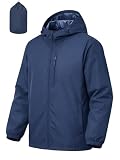 UIQUR Men's Cycling Jacket Rain Jacket Waterproof Windbreake...