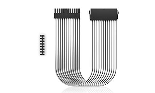 Deepcool PSU Extension Cable DP-EC300-24P-WH White, 345 x 62 x 17 mm, 18AWG fiber wire, terminal, length 300mm, standard ATX PS2, White | DP-EC300-24P-WH