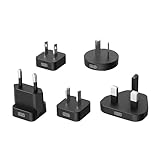 Belkin トラベルアダプターキットWIZ024/WIZ026専用 電源プラグ5種類(US, AU,EU,CN,GBR) WIZ031fqBK