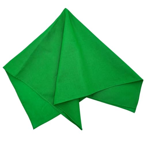Image of MDSTYLE 100% Cotton Solid Color Bandana for Men & Women 22 inch x 22 inch Handkerchief Headband Scarf