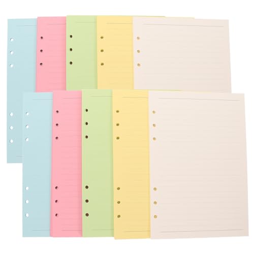 Organiser son bureau facilement avec la recharge cahier A5 lignée 6 trous papier souple lot de 2