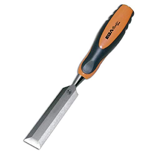 Ega Master 67180 - Firmer Chisel 30 Mm Titacrom Bimat Handle Orange-Black