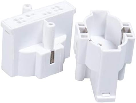 100pcs 2G7 Lamp Base Light Holders For UV Light - (Color: White Base Type: 2G7)