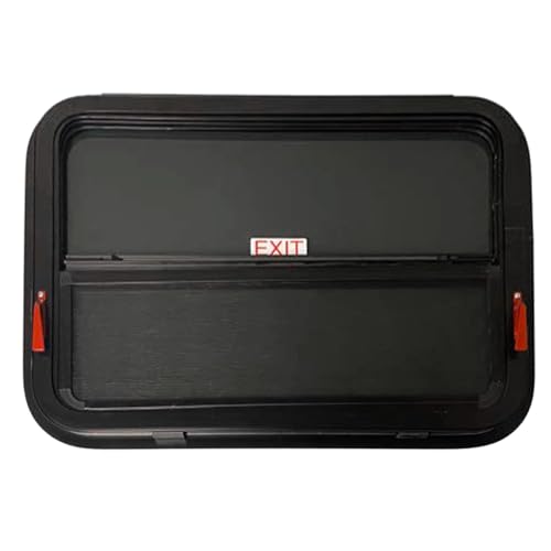 Top 10 Best Teardrop Trailer with Bathroom Reviews for You 10 ProCamp 30' Inch Width x 22' Inch Height, RV Window, Tiny House Fire Escape Emergency Exit W/Screen & Interior Camper Window Clamp Ring Included, Teardrop Replacement Trailer Window