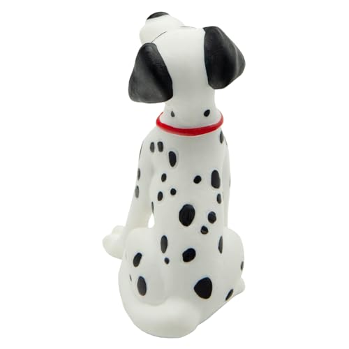 Bullyland 12513 - Spielfigur Pongo aus Walt Disney 101 Dalmatiner, ca. 6,5 cm, detailgetreu, ideal als kleines Geschenk für Kinder ab 3 Jahren, Schwarz