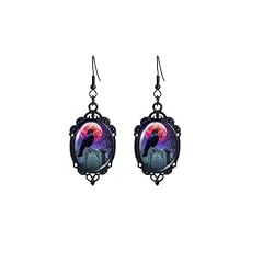 Gothic Crow Earrings A1